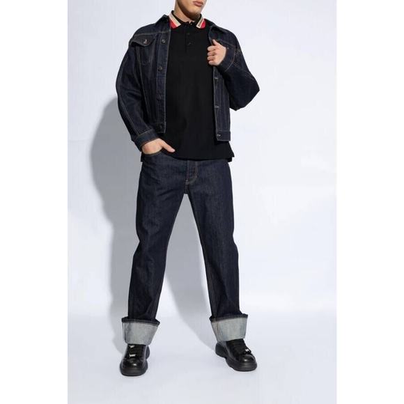 NIB BURBERRY RANGER BLACK LEATHER LACE UP HIKING BOOTS US 10 43 ITALY $990 - Picture 2 of 14